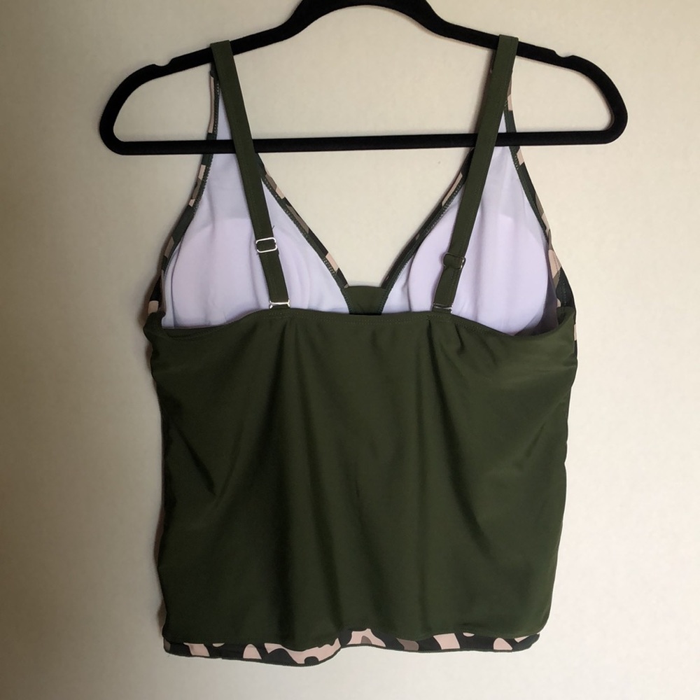 Green/Camo Tankini NWOT - Picture 3 of 9